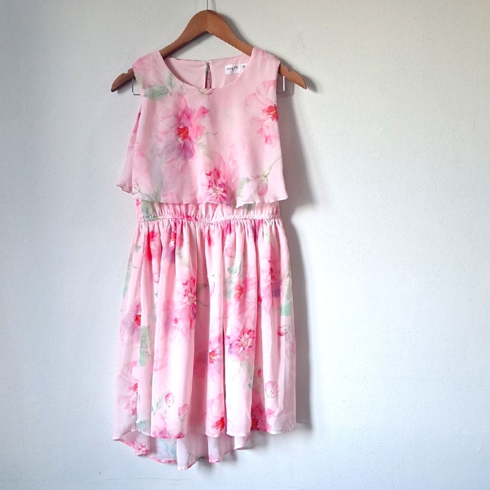 Origami Floral Dress